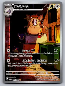 Raticate 099/088 Perfect Order Illustration Rare Holo NM - Image 1