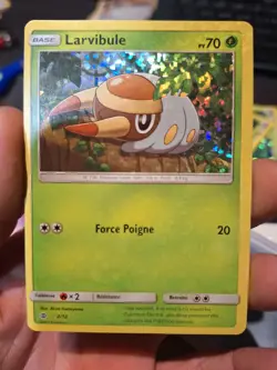 Larvibule Grubbin 2/12 French McDonald’s 2017 Reverse Holo NM Pokemon - Image 1