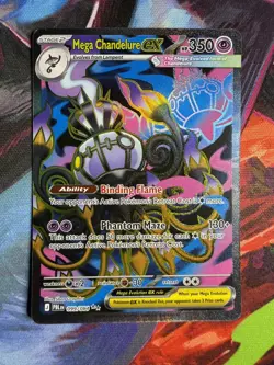 Mega Chandelure ex 099/084 - Full Art Ultra Rare - Pokemon TCG: Pitch Black - NM - Image 1