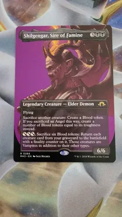 MTG MH3 Shilgengar Sire Of Famine Borderless NM - Image 1