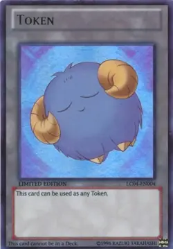 Yugioh! MP Token: Sheep (Blue) - LC04-EN004 - Ultra Rare - Limited Edition Moder - Image 1