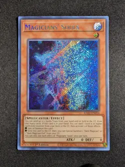 Yugioh - Magicians' Souls RA02-EN014 1st Edition Secret Rare NM - Image 1