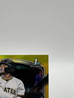 2025 Bowman Chrome Murf Gray 1st Bowman Gold Refractor Auto 17/75 Pirates - Image 2