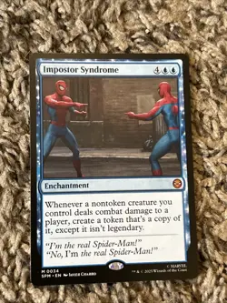 x1 Impostor Syndrome M MTG Marvel's Spider-Man M/NM, English IN HAND - Image 1