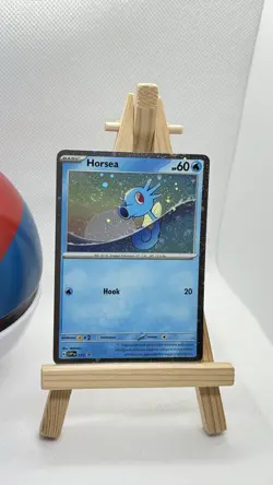 X2 SWIRLS - Horsea SVP137 Black Star Promo Scarlet & Violet Holo Pokemon Card Nm - Image 1