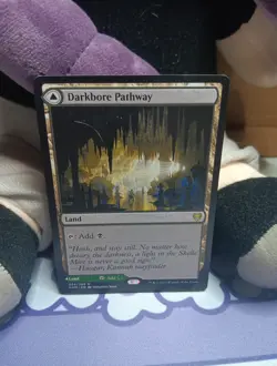 MTG Darkbore Pathway Slitherbore Pathway Kaldheim 254/285 Regular Rare - Image 1