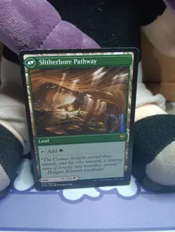 MTG Darkbore Pathway Slitherbore Pathway Kaldheim 254/285 Regular Rare - Image 2
