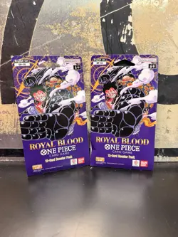 Lot Of 2 One Piece Royal Blood - Sleeved Booster Pack - Royal Blood (OP10) - Image 1
