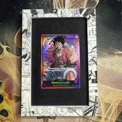 One Piece TCG ST01-001 Luffy Leader English Pre Errata - Image 1