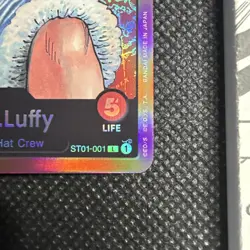 One Piece TCG ST01-001 Luffy Leader English Pre Errata - Image 4