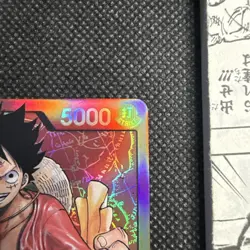 One Piece TCG ST01-001 Luffy Leader English Pre Errata - Image 5