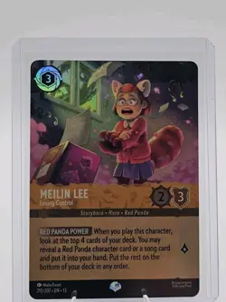 Disney Lorcana Meilin Lee - Losing Control 210/207 Epic Foil Attack Of The Vine - Image 1