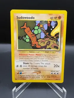 Pokemon TCG Sudowoodo 26/64 Neo Revelation Non Holo Rare WOTC Vintage Card LP - Image 1