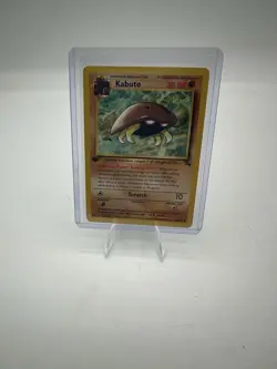 1st Edition Kabuto 50/62 Fossil Set Rare Vintage 1999 Pokemon Card - LP - Image 1