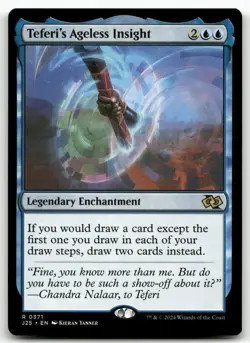 Teferi's Ageless Insight #371 MTG Foundations Jumpstart M/NM X1 - Image 1