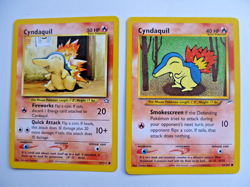 2 x Pokemon Cards: Cyndaquil 61/105 & 57/111 MINT - Image 1