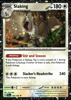 Slaking (Cosmos Holo) 162/193 Rare Miscellaneous Cards & Products Pokemon NM - Image 1