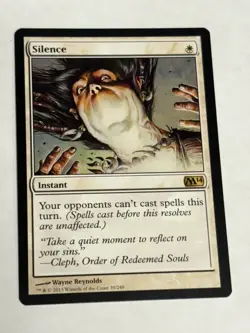 Silence Core Set 2014 (M14) Regular Near Mint Condition - Image 2