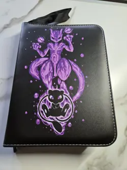 New Card Binder Pokemon Cards Binder Holder Fits 400 Cards 50 Removable Sleeves - Image 1