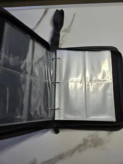 New Card Binder Pokemon Cards Binder Holder Fits 400 Cards 50 Removable Sleeves - Image 3
