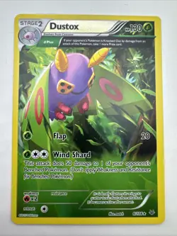 Dustox 8/108 Pokemon Card XY Roaring Skies Rare Reverse Holo Foil TCG - Image 1