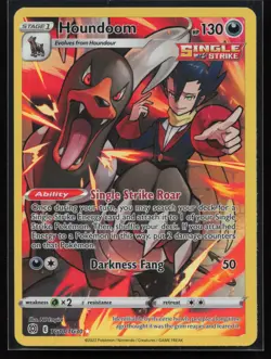 Houndoom TG10/TG30 SWSH09: Brilliant Stars Trainer Gallery Pokemon TCG Card - Image 1
