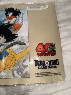 Bandai Dragon Ball Super Card Game Playmat 40th Anniversary Goku Rubber Non-Slip - Image 5