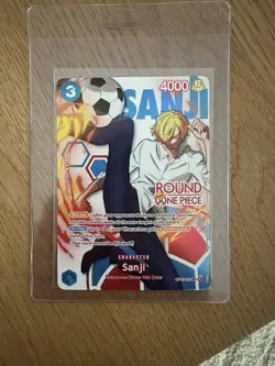 One Piece x Round 1 Sanji OP15-047 Promo Card English - Image 1