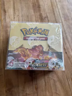 SEALED Pokemon TCG Sword & Shield Darkness Ablaze Booster Box w/ Cover CCG Cards 820650817120 - Image 1