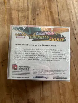 SEALED Pokemon TCG Sword & Shield Darkness Ablaze Booster Box w/ Cover CCG Cards 820650817120 - Image 2
