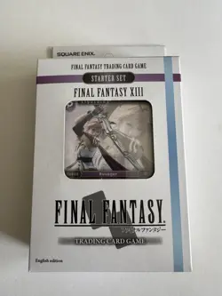 Final Fantasy 13 XIII Trading Card Game Starter Set Lightning and Serah New - Image 1