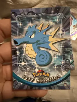 2000 Topps Pokemon TV Animation Edition Series 2 #117 Seadra Trading Card - Image 1