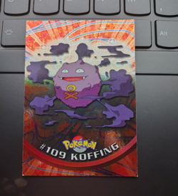 Topps TV Animation Edition Koffing #109 Foil English Pokemon Card 1999 - Image 1