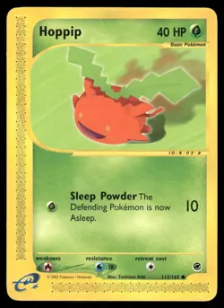 Pokemon Cards Hoppip 112/165 Expedition Base Set Common LP *1 - Image 1