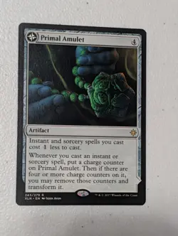 Primal Amulet Ixalan Magic the Gathering MTG Card (243/279) Artifact/Land - Image 1