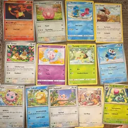 Pokemon Card Lot of cute cards 13-cards - Image 1