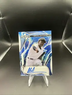 2023 Leaf Eclectic - Flash of Color David Matoma #FC-DM1 Blue Wave /8 (AU, RC) - Image 1