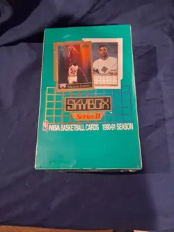 1990-1991 SkyBox NBA Basketball Series 2 (36 Packs) Factory Sealed Box - New - Image 1