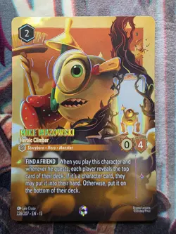 LORCANA ATTACK OF THE VINE! MIKE WAZOWSKI HEROIC CLIMBER | ENCHANTED | 226/207 T - Image 1