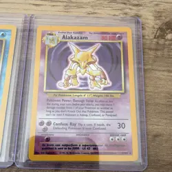 Pokemon TCG Base Set WOTC Holo Lot of 2 | Gyarados 6/102 & Alakazam 1/102 - Image 2