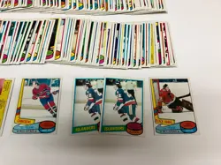 Lot of 295 **** 1980-81 Topps Hockey cards with Star cards ~ ALL Scratched - Image 4