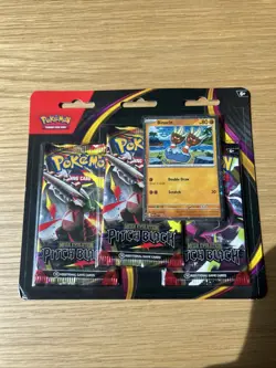 Pokemon TCG - Mega Evolutions - Pitch Black 3 Pack Blister - Image 1
