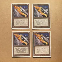 MTG Black Vise (4) 4th Edition Uncommon MP Magic The Gathering - Image 1