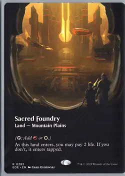 Sacred Foundry (Borderless) Edge of Eternities #282 - Image 1