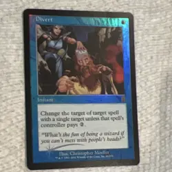 Wizards of the Coast Magic: The Gathering Divert English Foil Blue Instant - Image 1