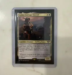MTG Lotho, Corrupt Shirriff LOTR Tales of Middle-Earth Rare WB Regular 0213 - Image 1