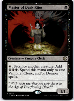 Master of Dark Rites Regular NM MTG - Image 1
