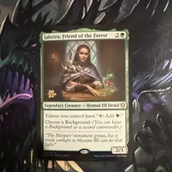 MTG Jaheira, Friend of the Forest PROMO Commander Legends Baldur's Gate 237 - Image 1