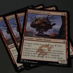 Dragonlord's Servant x4 Dragons of Tarkir Magic: The Gathering Free Shipping - Image 1