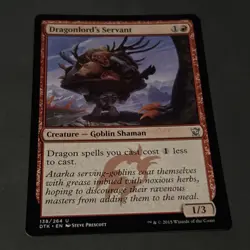 Dragonlord's Servant x4 Dragons of Tarkir Magic: The Gathering Free Shipping - Image 3